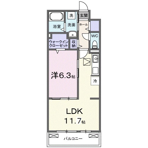 ボナミ Bの間取り