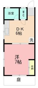 旭町コーポの間取り