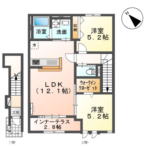 ドゥ ソワルの間取り