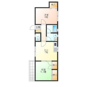 ハイツTABの間取り