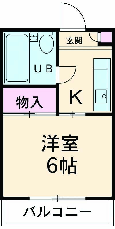 豊マンションの間取り