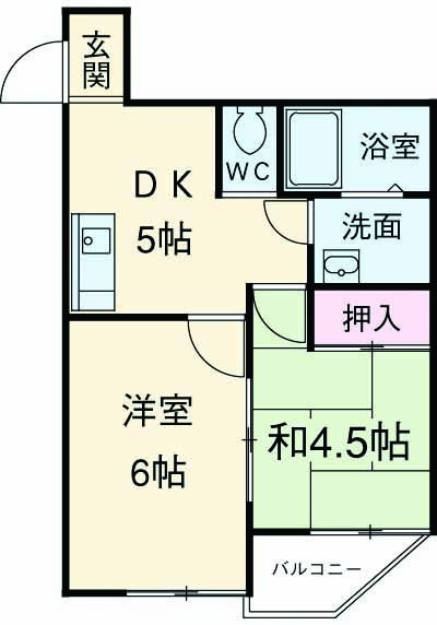 コスモタウン千代田の間取り