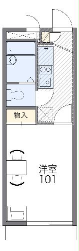レオパレス東府中の間取り