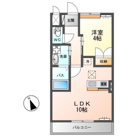サニーコート1の間取り