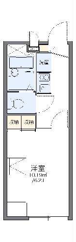 レオパレス花水の間取り