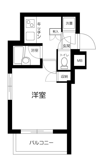 パレ・ホームズ大井町の間取り