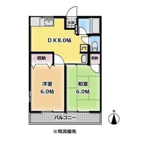 シティハイムヤマネの間取り