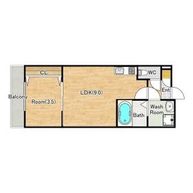 ジーメゾン川西ルミエールの間取り