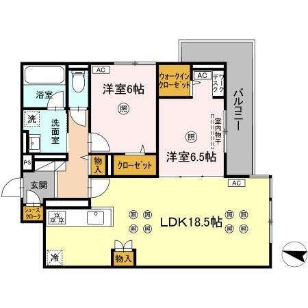 D-ROOM飯倉3丁目の間取り