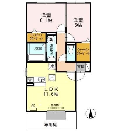プロニティ峰東の間取り