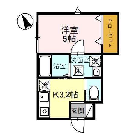 コーポSAKASHITAの間取り
