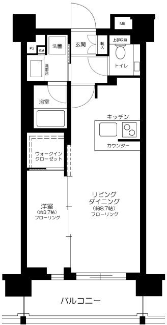 ガーラ・レジデンス浅草の間取り
