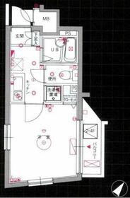 ル・リオン目黒Ⅰの間取り