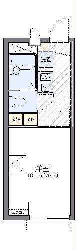 レオパレスマロンフィルドの間取り