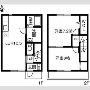 メゾネット マイリの間取り