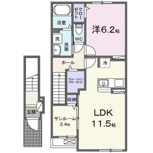 グルービーの間取り