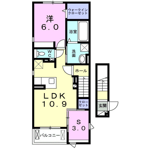 ル・シエル クレールの間取り