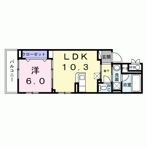 オーブレジデンス千川の間取り