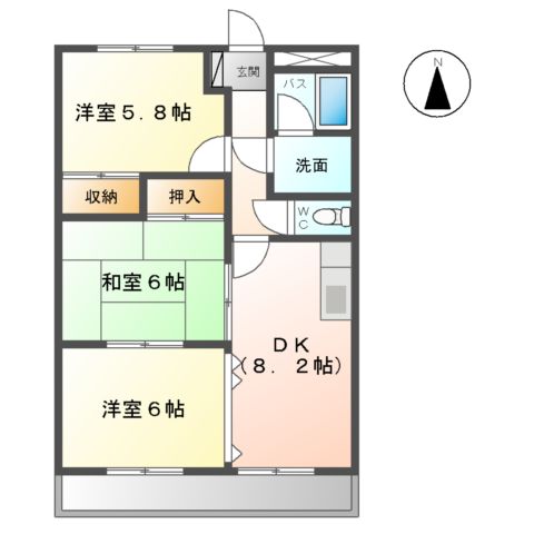 メイプルハウスの間取り