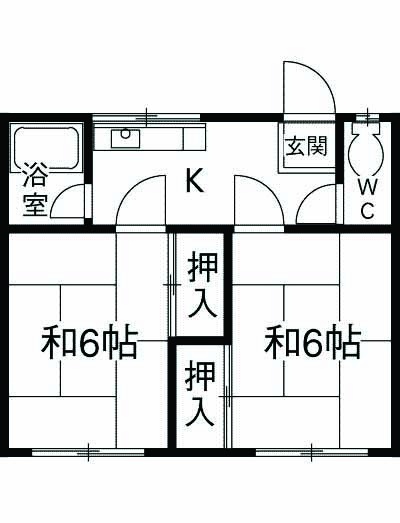中川荘の間取り