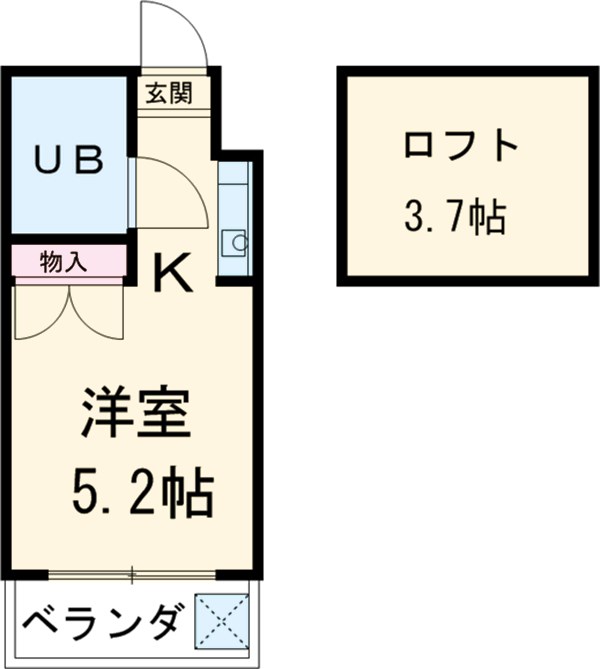 メゾンイチゴの間取り