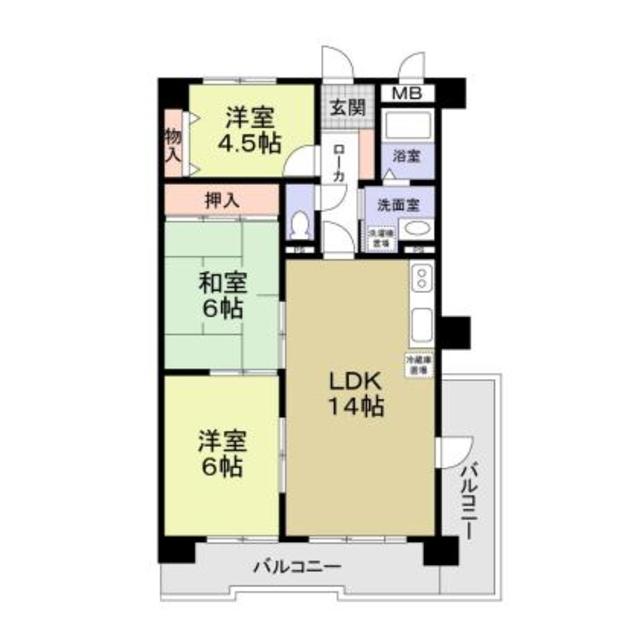 第2若杉ビルの間取り