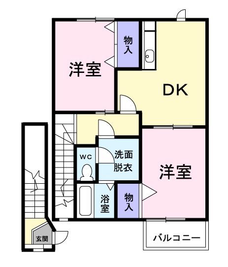 グリーンヒルの間取り