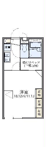 レオパレス龍の間取り