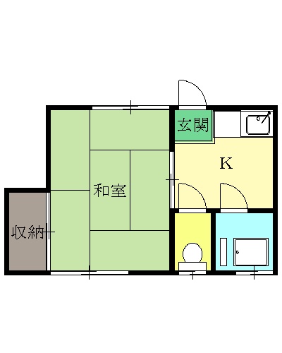 コーポ寿の間取り