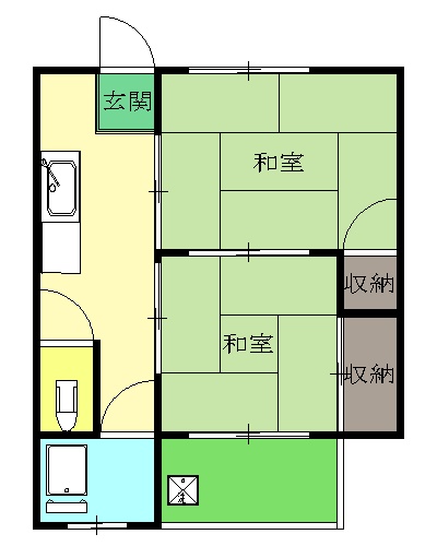 マンション青木の間取り