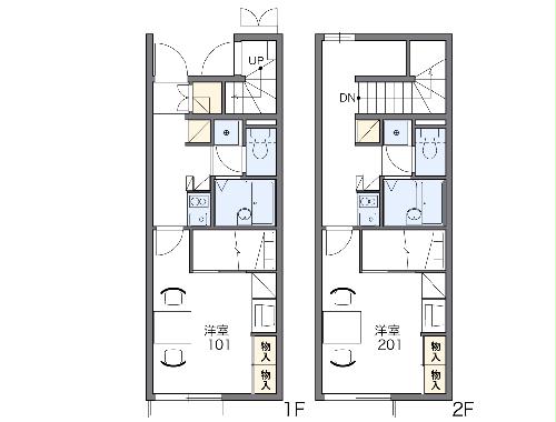 レオパレスヴィラ ノーバの間取り