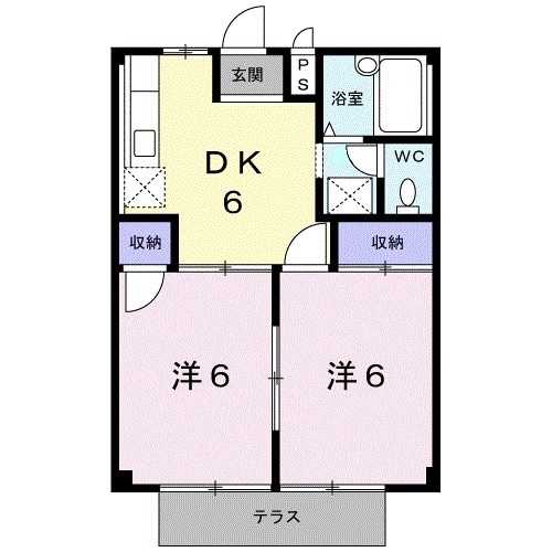 メゾンエスポワールの間取り