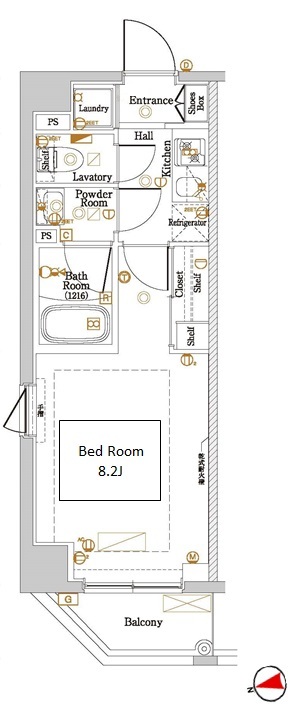DIPS大山東町2の間取り