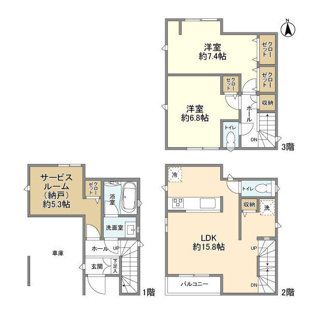 Kolet中浦和#17の間取り