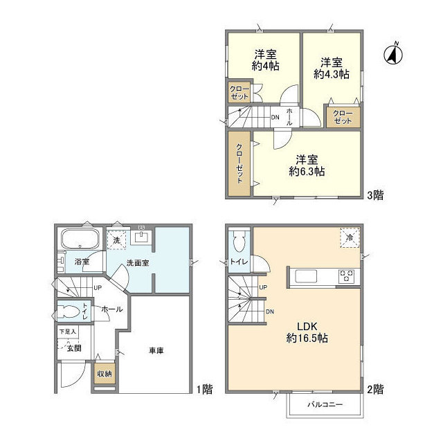 Kolet中浦和#14の間取り