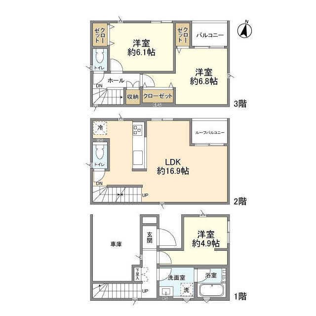 Kolet南与野#27の間取り