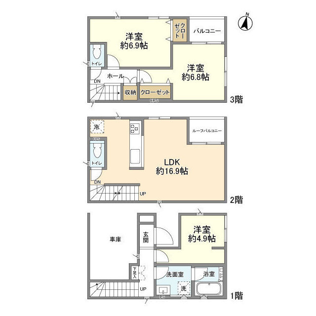 Kolet南与野#26の間取り