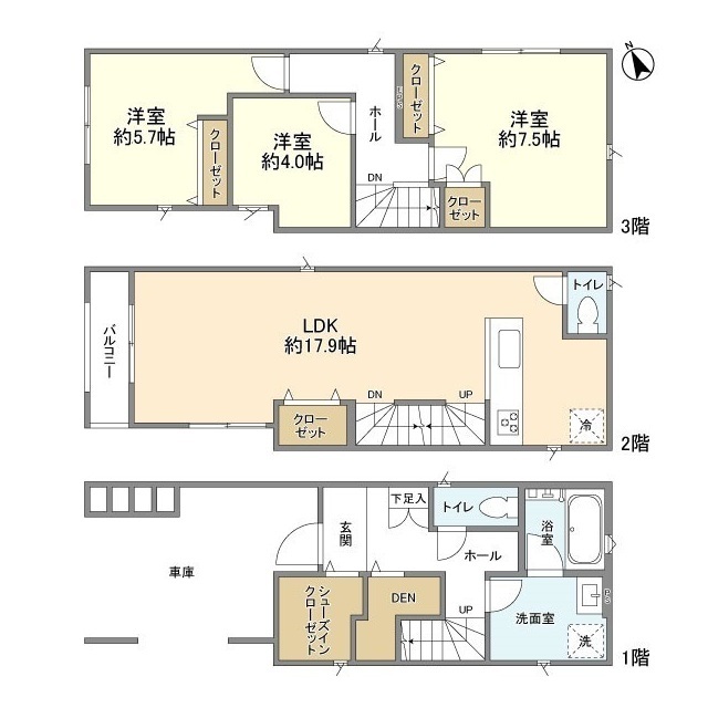 Kolet北戸田#04の間取り
