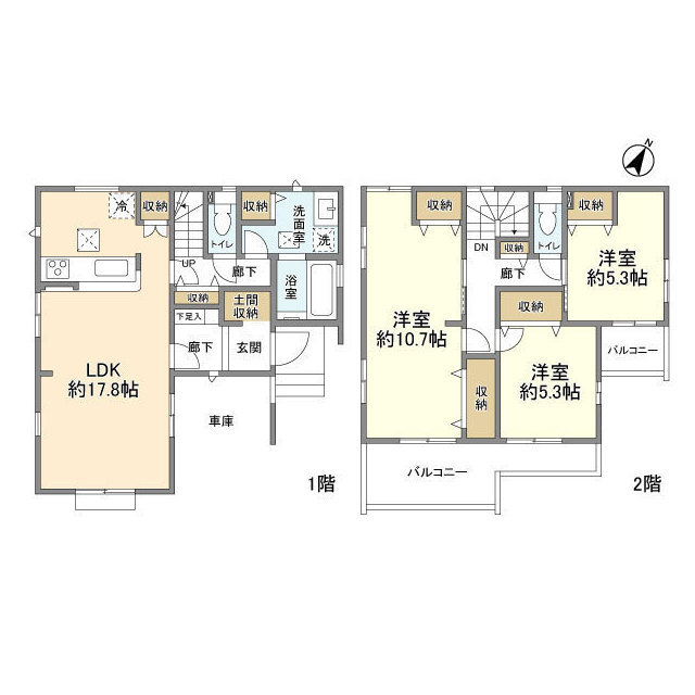 Kolet見沼南中野#11の間取り