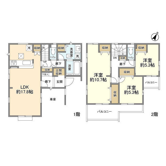 Kolet見沼南中野#10の間取り