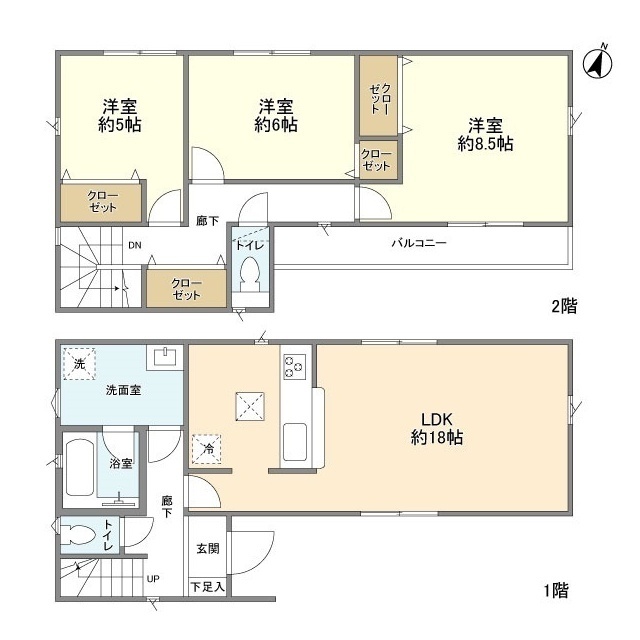 Kolet新座新堀#02の間取り