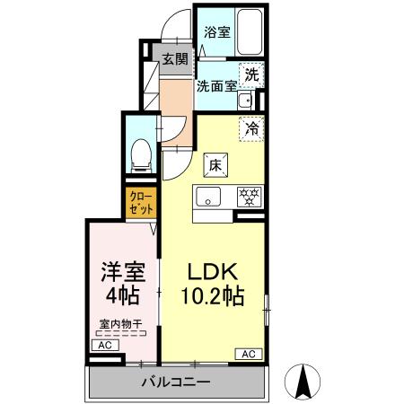 DPaina南馬込の間取り
