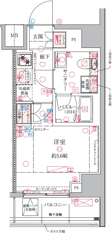 クレヴィスタ横浜関内の間取り