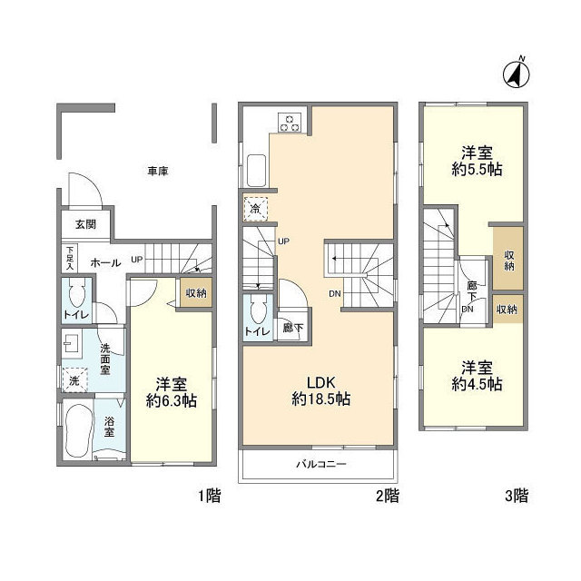 Kolet東大和の間取り