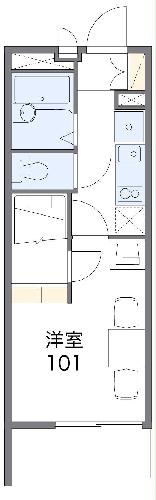 レオパレスYOSHIKOの間取り