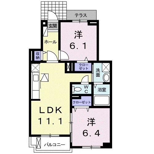 メゾン ドゥーズの間取り
