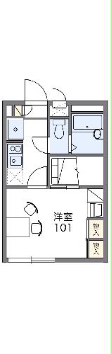 レオパレスITOの間取り