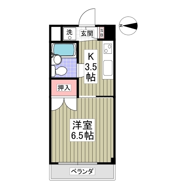 ベルデ新川の間取り