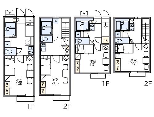 レオパレスシャルムの間取り