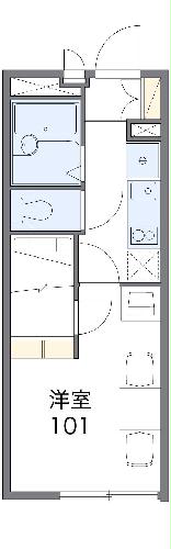 レオパレス歩の間取り